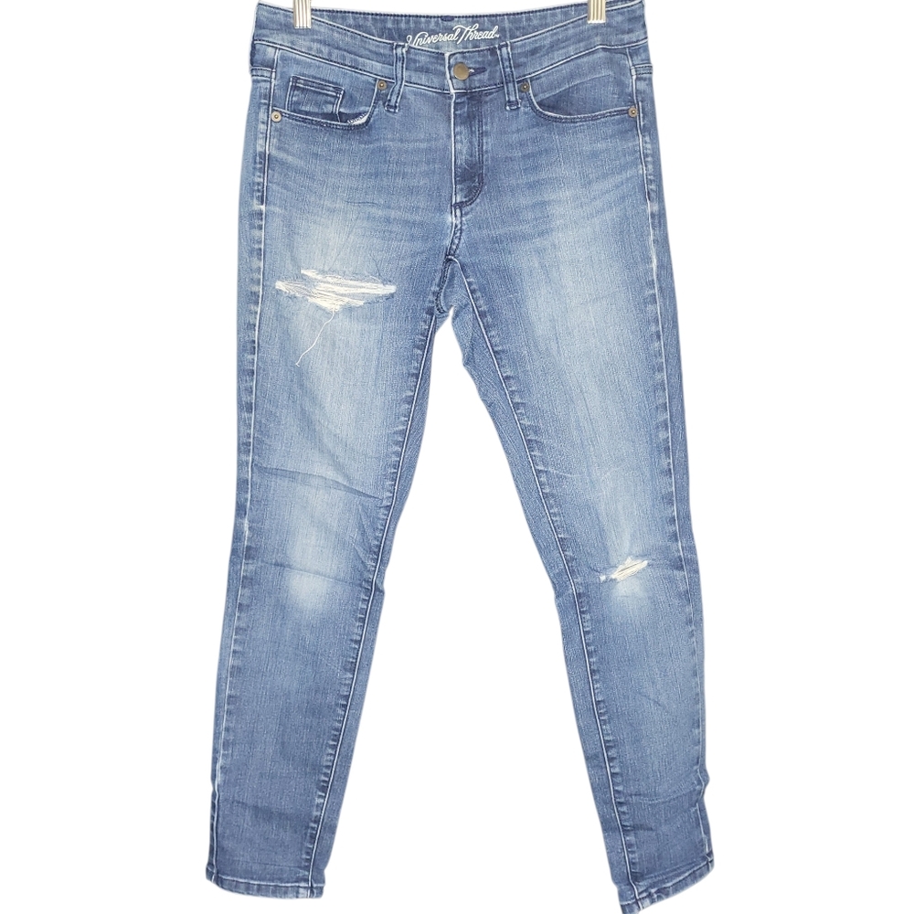 Universal Threads Distressed Jeans Blue sz 4/27S